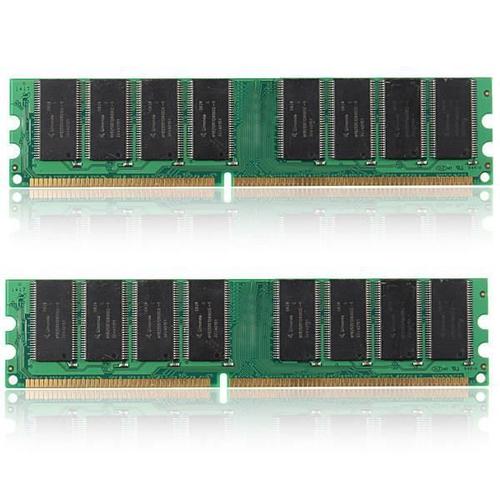 2pcs 1 go gb mémoire ram ddr1 333mhz pc2700 184pins non-ecc dimm desktop pc wyk50716