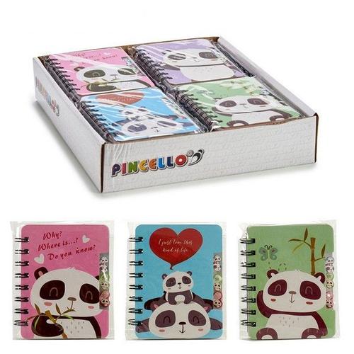 Carnet (12 X 1 X 9,2 Cm) Ours Panda