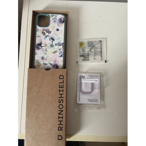 Coque Rinoshield Flower Iphone 11 Avec Boutons Mauves Et Verts