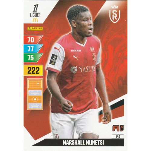 Carte Foot Panini Addrenalyn Xl - N° 246 - Foot 2024 / 2025 - Marshall Munetsi - Reims