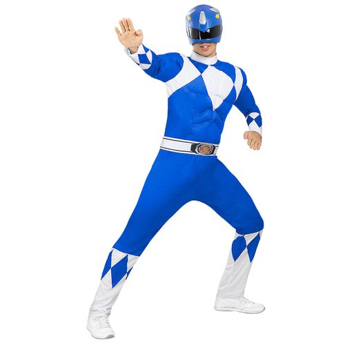 Déguisement Power Ranger Bleu Adulte - Taille: M