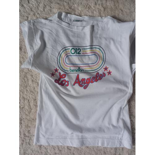 T.Shirt Fille Taille 6 Ans " 012 Benetton " Idée Cadeau