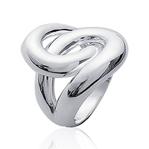 Grosse Bague Noeud Boucle Femme - Argent 925 Massif