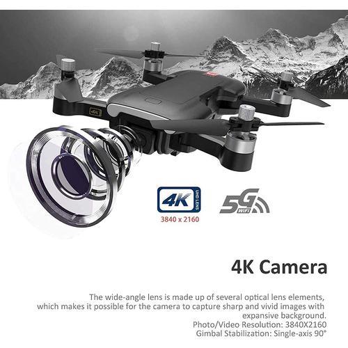FMOGG Drone GPS avec Caméra pour Adultes Drone avec Caméra HD 4K
