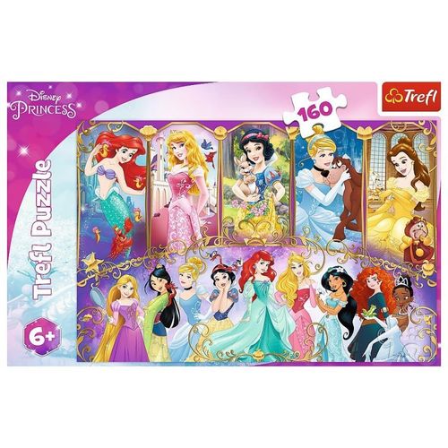 Ab Gee-160 Pi Ces Pour Enfants Partir De 6 Ans Puzzles 15407 Portraits De Princesses Princesse Disney