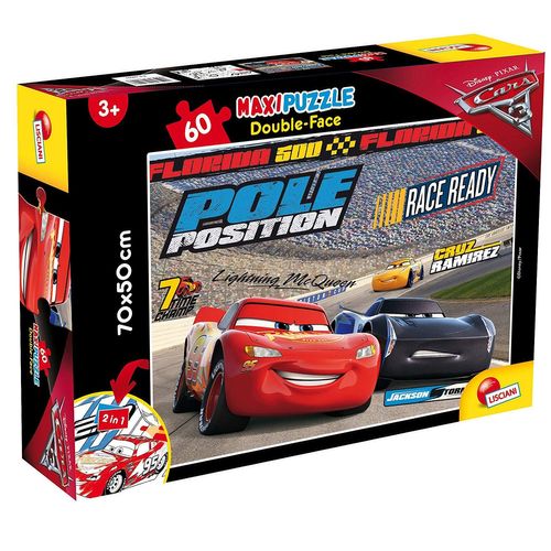 Lisciani Jeux Puzzle 63994.0 Df Cars 3 Supermaxi 60 Lightning Mcqueen Challenge