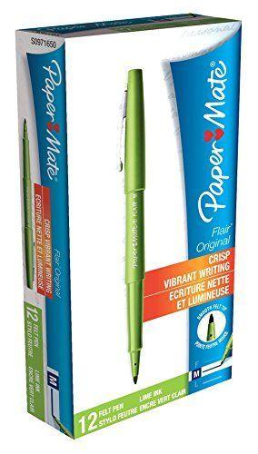 Paper Mate Stylo feutre nylon Flair vert - prix pas cher et achat