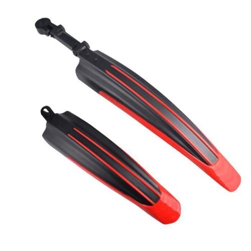 Accessoires Velo 2x Adjustable Mountain Bicycle Cycle Front-Rear Tire Fender Mudguard Waz81101111rd_San1305 Wyk73299