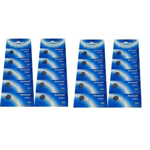 20 PILES CR927 - DL927 - ECR927 - 927 EUNICELL
