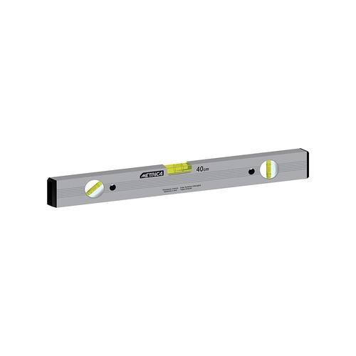 Metrica 32570 Niveau aluminium professionnel 3 fioles