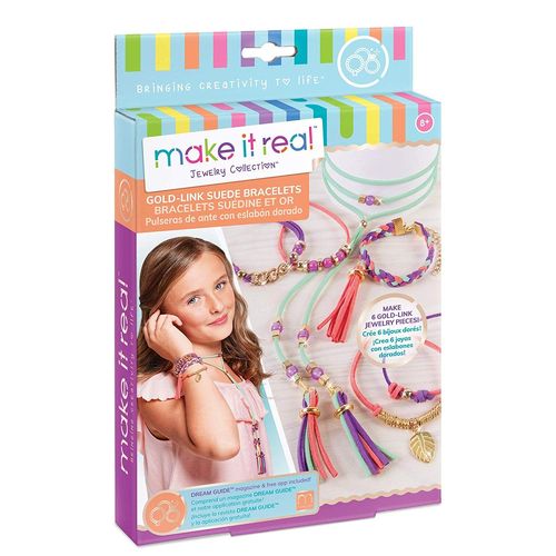 Polymark Make It Real - Kit 6 Bijoux Dore En Suedine