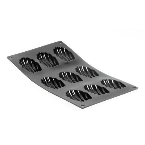 MOULFLEX NOIR - PLAQUE DE 9 MADELEINES