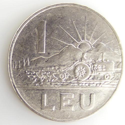1 Leu Cuivre-Nickel Ttb 1966 Roumanie - Pièce De Monnaie