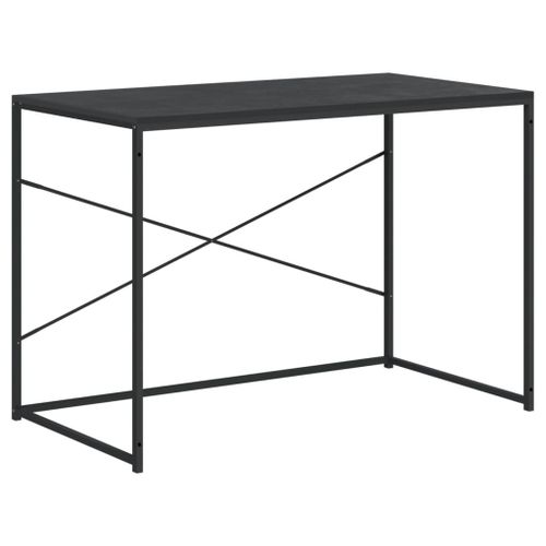 Vidaxl Bureau D'ordinateur Noir 110x60x70 Cm Aggloméré