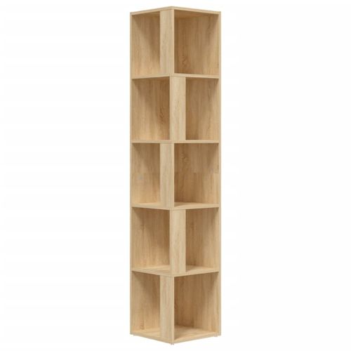 Vidaxl Armoire D'angle Chêne Sonoma 33x33x164,5 Cm Aggloméré