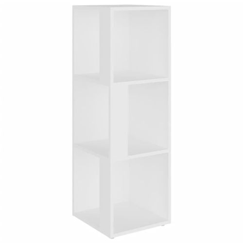 Vidaxl Armoire D'angle Blanc 33x33x100 Cm Aggloméré