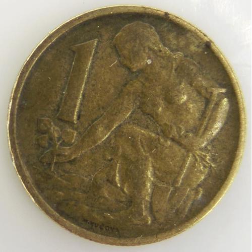 Tchécoslovaquie 1 Koruna Cuivre-Nickel Ttb 1964 Tchèque (République) - Pièce De Monnaie