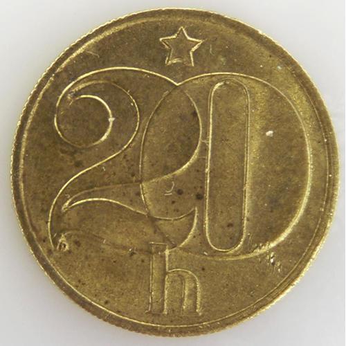 20 Haleru Cuivre-Nickel Ttb 1985 Tchèque (République) - Pièce De Monnaie