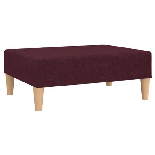 Vidaxl Repose-Pied Violet 78x56x32 Cm Tissu
