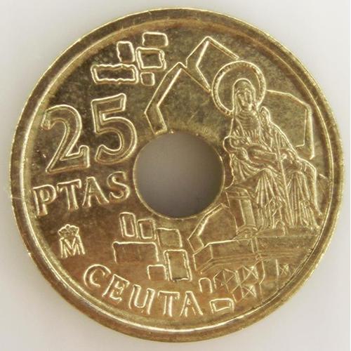 25 Pesetas Cuivre Ttb 1998 Espagne - Pièce De Monnaie