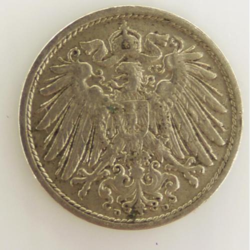 Riech 10 Pfennig Cuivre-Nickel Ttb 1908 Allemagne - Pièce De Monnaie