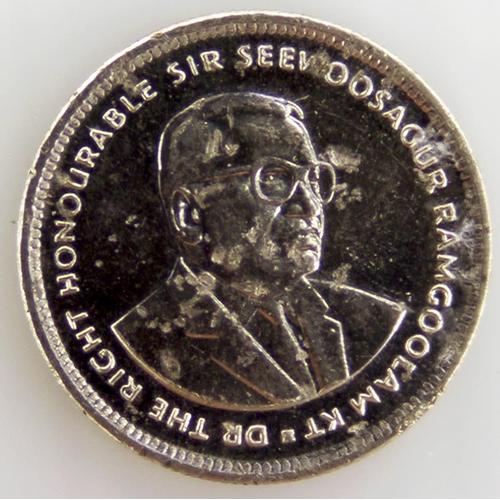 20 Cents Cuivre-Nickel Ttb 1996 Maurice - Pièce De Monnaie