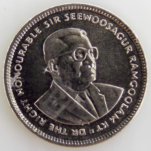 20 Cents Cuivre-Nickel Ttb 1991 Maurice - Pièce De Monnaie