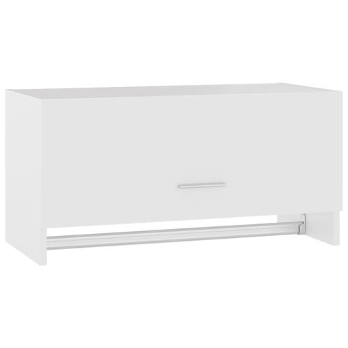 Vidaxl Garde-Robe Blanc 70x32,5x35 Cm Aggloméré