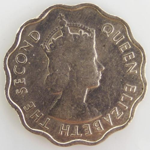 10 Cents Cuivre-Nickel Ttb 1954 Maurice - Pièce De Monnaie