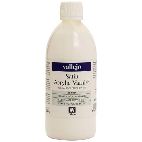 Vallejo Modèle Couleur Vernis Satiné Liquide 500 Ml-Générique