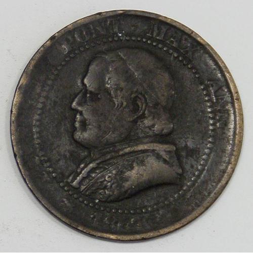 Pape Pie Ix - Vatican 1 Soldo Bronze Ttb 1867 Italie - Pièce De Monnaie