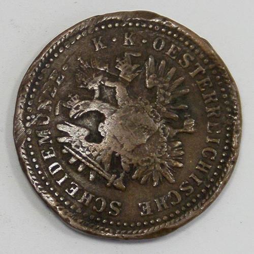1 Kreuzer Bronze 1851 Autriche - Pièce De Monnaie