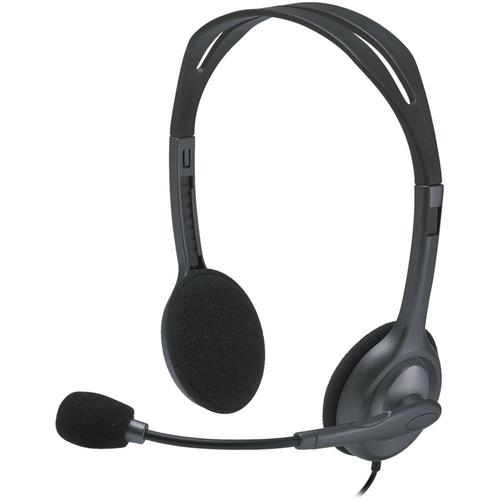 Logitech Stereo H111 - Micro-casque - sur-oreille - filaire