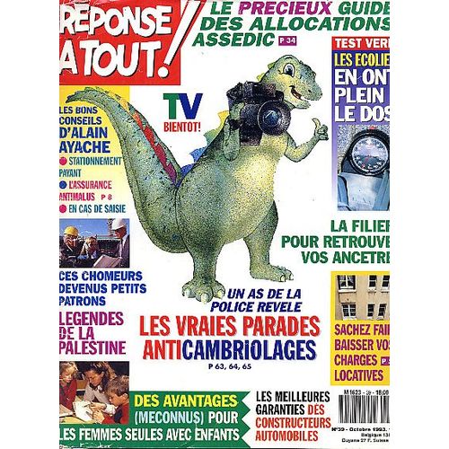 Réponse À Tout ! N° 39 : Les Vraies Parades Anticambriolages
