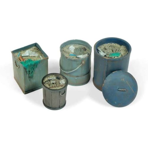 Vallejo Sc213 1/35 Lot De 4 Poubelles Différentes-Générique