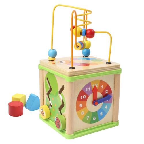 Andreu Toys Cube D Activités 5 En 1 Multicolore 15 5 X 15 5 X 16 Cm Tb15413