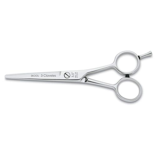 3 Claveles Skool - Ciseaux À Cranter Pour Coiffeurs, 5.5``