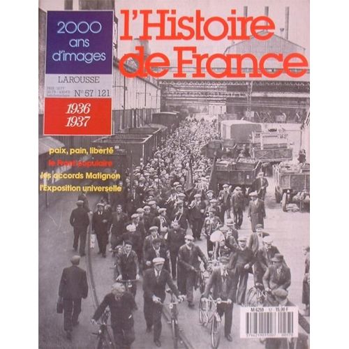 L'histoire De France N° 57 : 1936-1937
