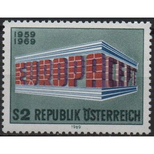 Autriche Timbre Europa 1969