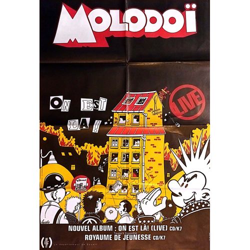 Affiche Du Groupe Molodoï. 80 X 120 Cm.