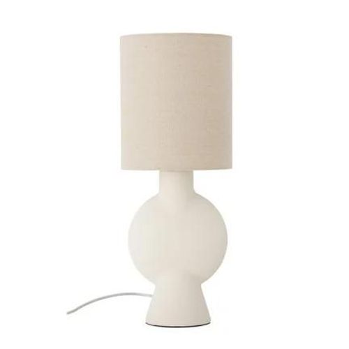 Bloomingville - Lampe À Poser Grès Lin Bloomingville Sergio - Beige