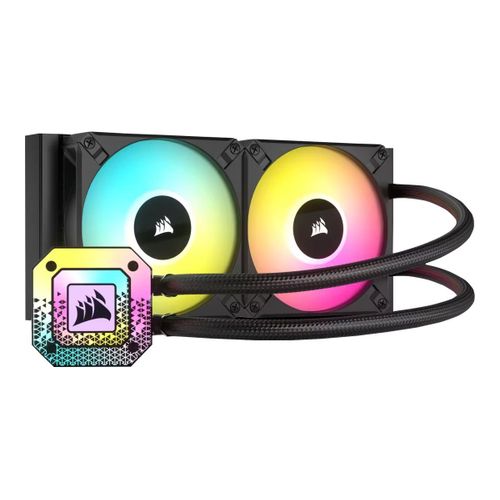 CORSAIR iCUE H100i ELITE CAPELLIX XT - Système de refroidissement liquide de processeur - Taille de radiateur : 240 mm - (pour : LGA1700, LGA1200, LGA1150, LGA1151, LGA1155, LGA1156, LGA2011...
