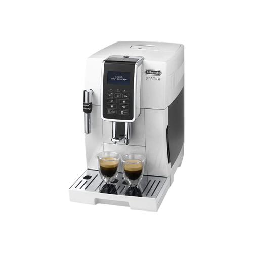 De'Longhi DINAMICA ECAM350.35.W - Machine à café automatique avec buse vapeur "Cappuccino" - 15 bar - blanc