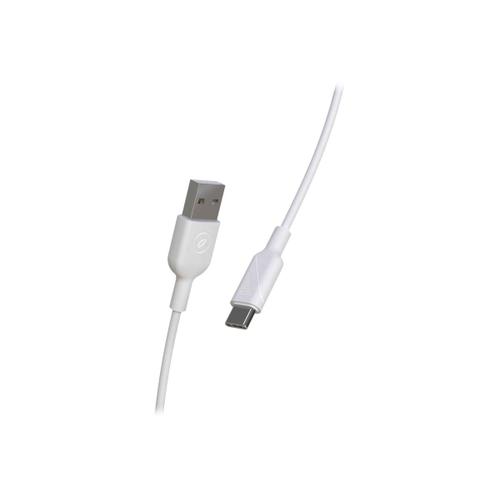 muvit - Câble USB - USB (M) pour 24 pin USB-C (M) - 2.4 A - 1.2 m - moulé - blanc