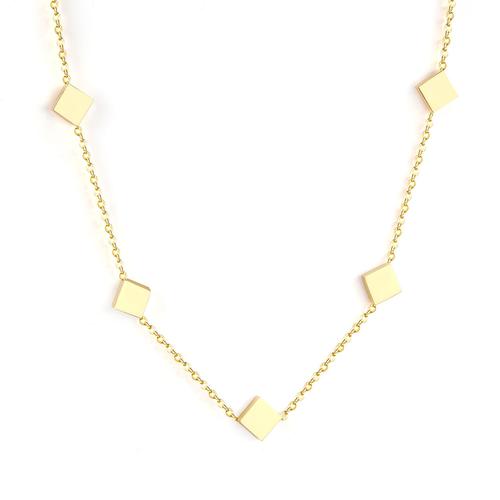 37901g - Collier Luxe En Zircon Pour Femmes, Chaîne Vintage Élégante, Pendentif Rond, Ras Du Cou Long, Sautoir En Acier Inoxydable, Dubaï Jewelry,Acier Inoxydable Bijoux,Accessoires Femme,Collier Ras De Cou