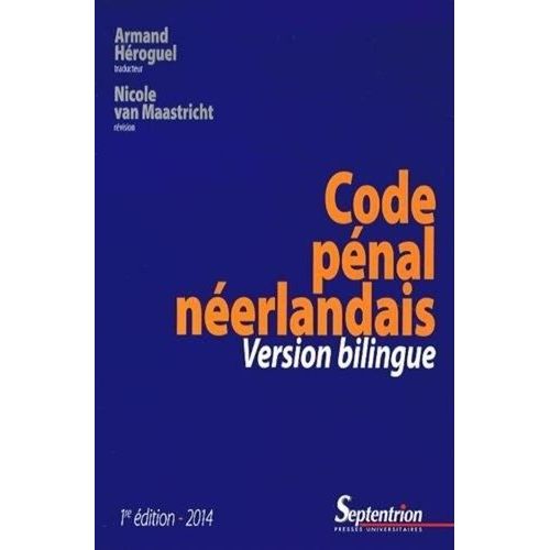 Code Pénal Néerlandais