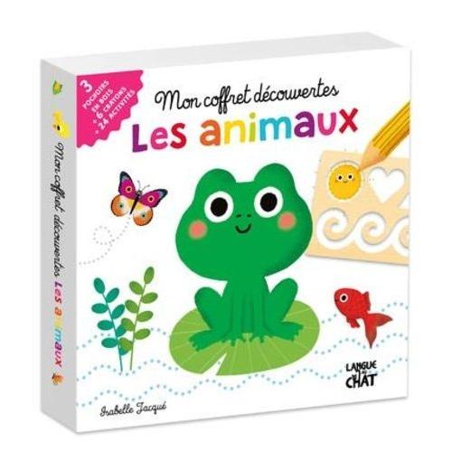 Les Animaux - Avec 3 Pochoirs En Bois, 6 Crayons, 24 Activités