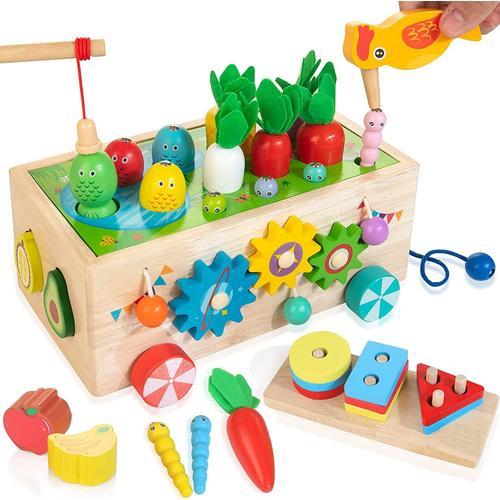 Jerryshopping Jouets Montessori pour Les Tout-Petits de 1 2 3 4
