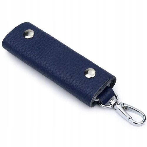Étui en cuir d'affaires de style bleu pour hommes