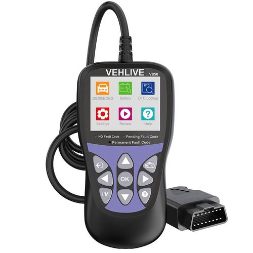 V850 Obd2 Scanner Professionnel Outil De Diagnostic Automobile Testeur De Batterie Obd 2 Eobd Can Check Engine Automotive Code Reader
